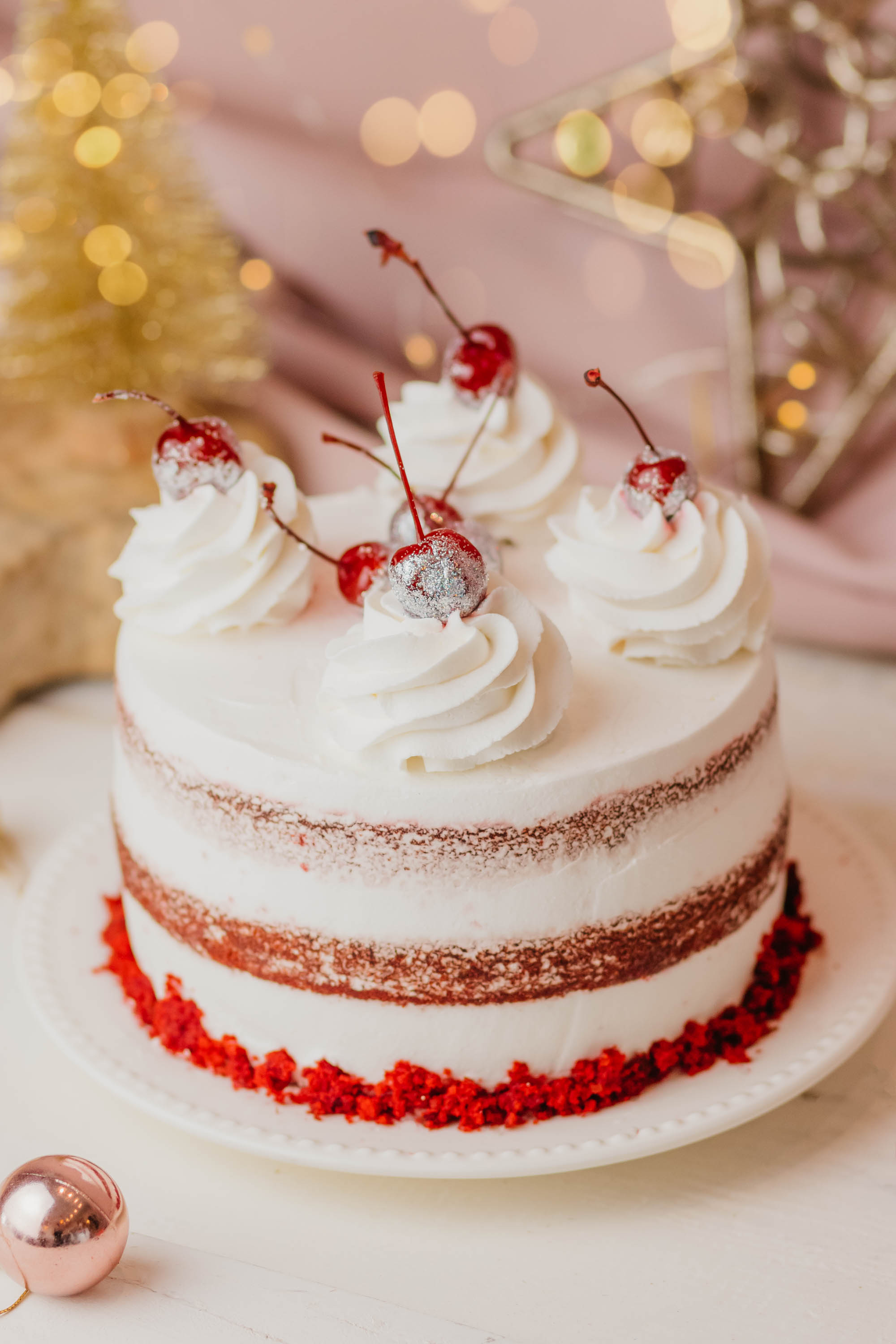 Bolo artesanal decorado